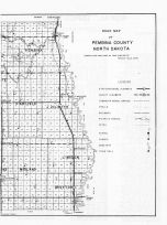 Pembina County Map 2, Pembina County 1952
